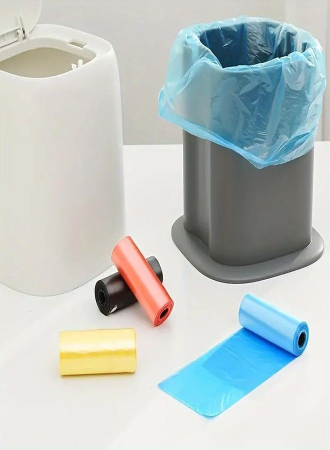 Style Keepers Small Garbage Bags for Car & Mini Dustbin, 120 Pcs Multicolor Disposable Trash Bags, 22x30 cm Leakproof & Durable Waste Bags for Home Office Bathroom Bin - 8 Rolls - Image 5